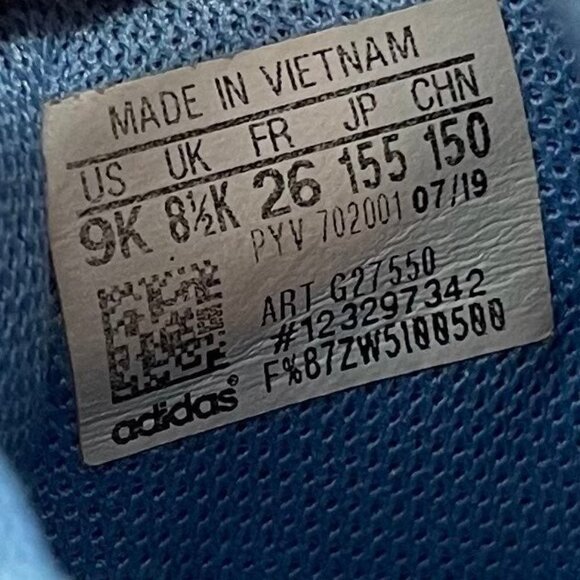 Adidas Star Wars Rapid Run Toddler‎ Kids Size 9 Jedi Storm Trooper running Shoes - Picture 9 of 9